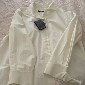 Cream Button-Up Shirt